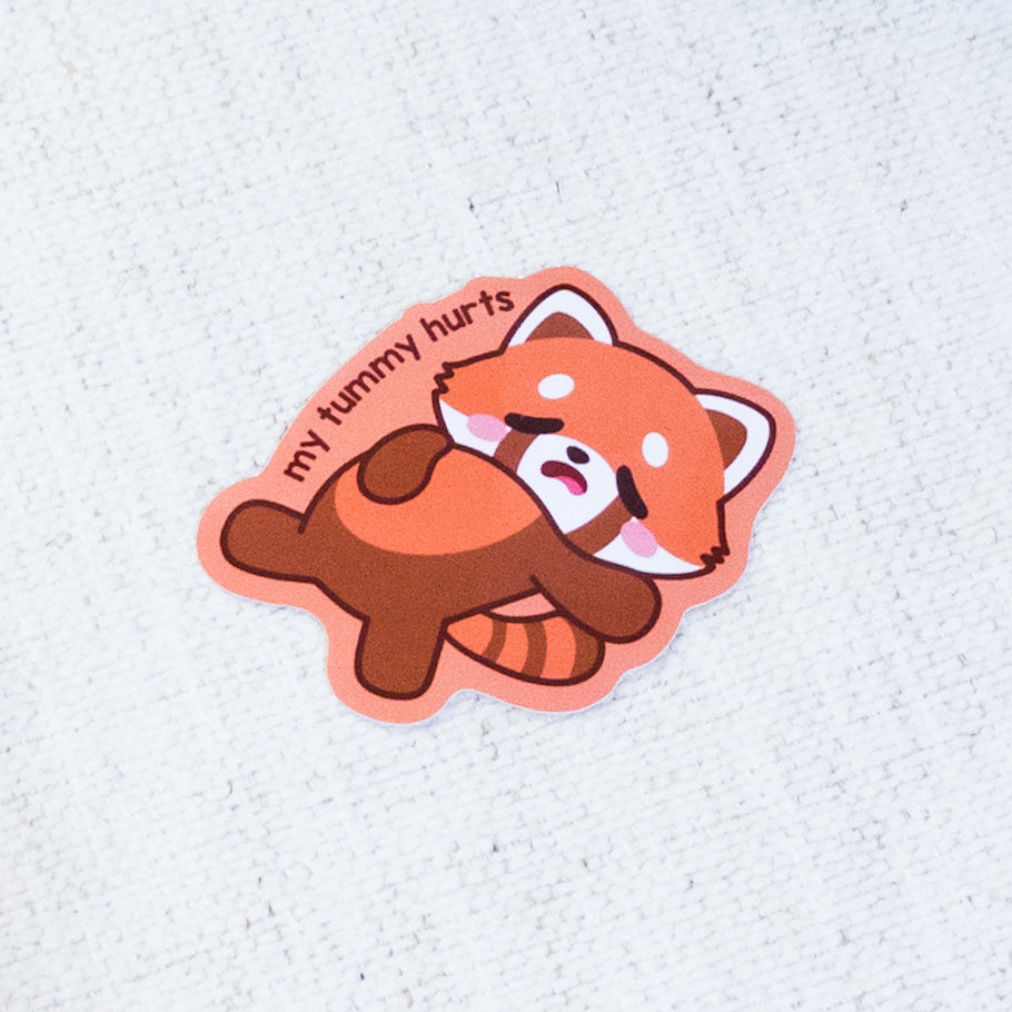Tummy Hurts Sticker