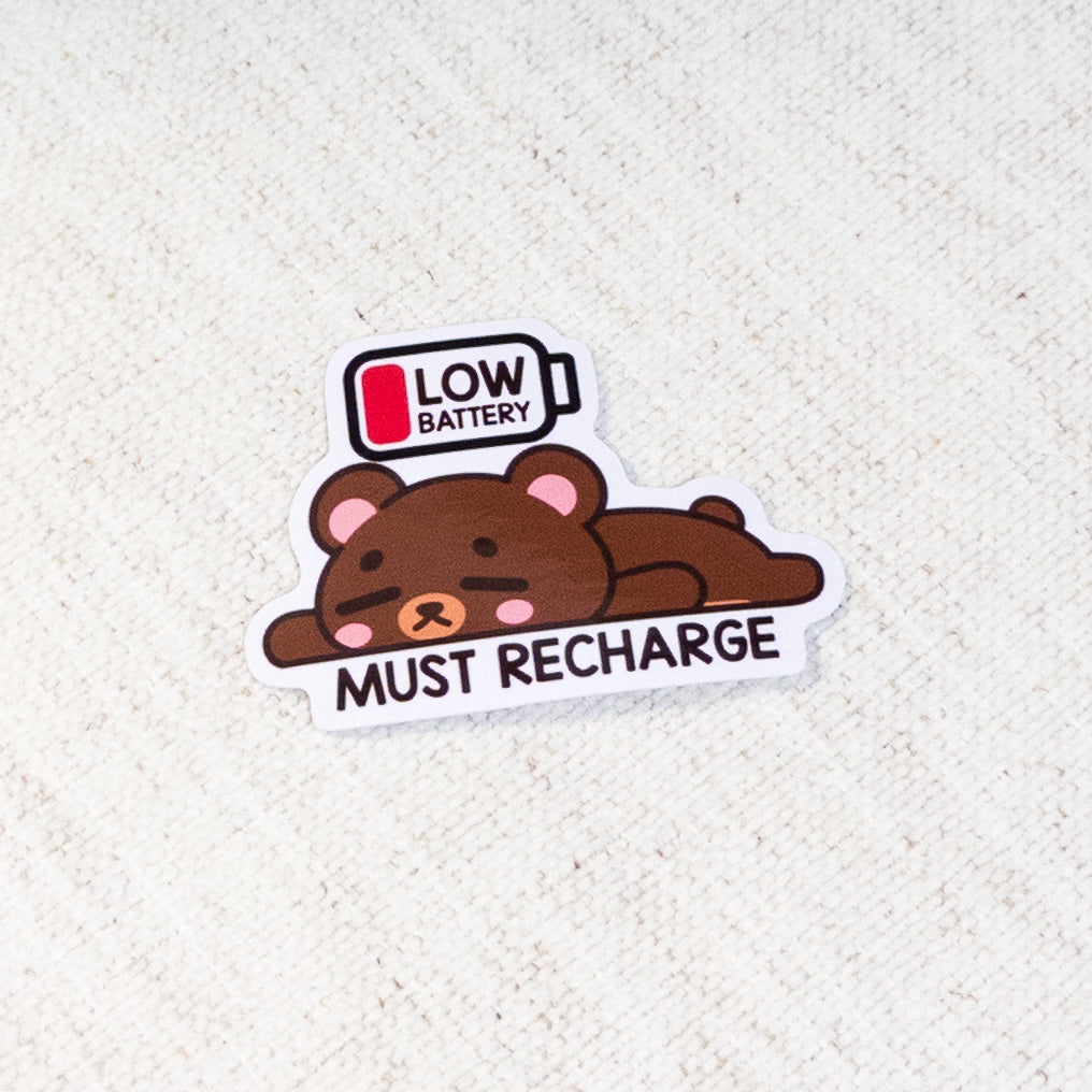 Low Battery Sticker