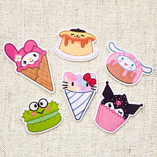 HK & Friends Dessert Stickers