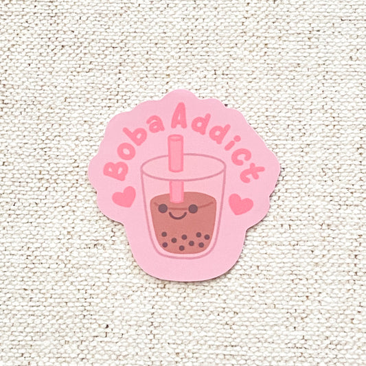 Boba Addict Sticker