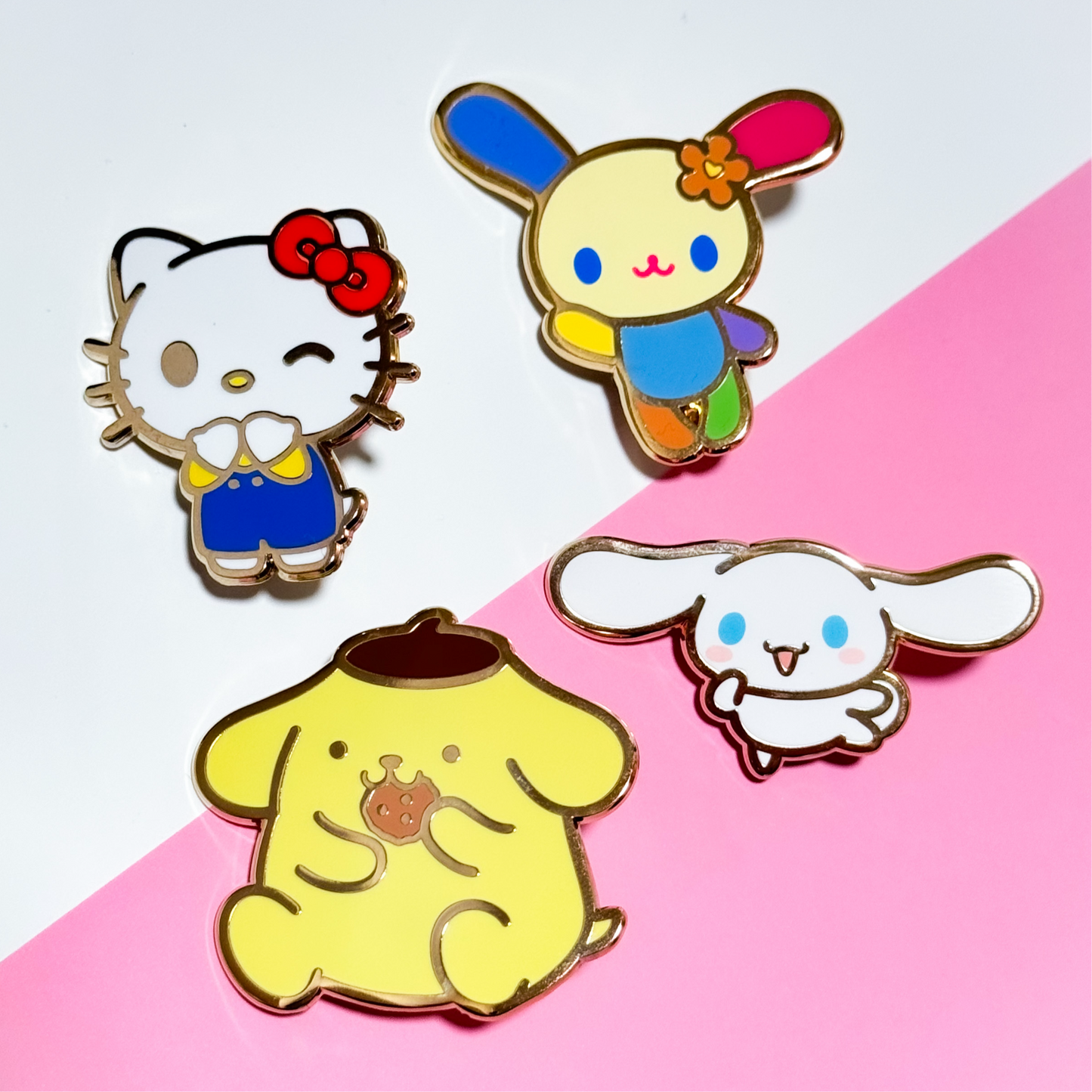 HK & Friends! Enamel Pins