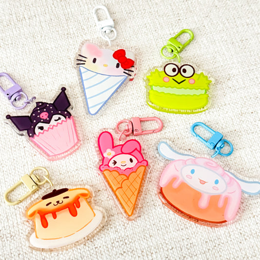 Dessert HK Acrylic Keychains