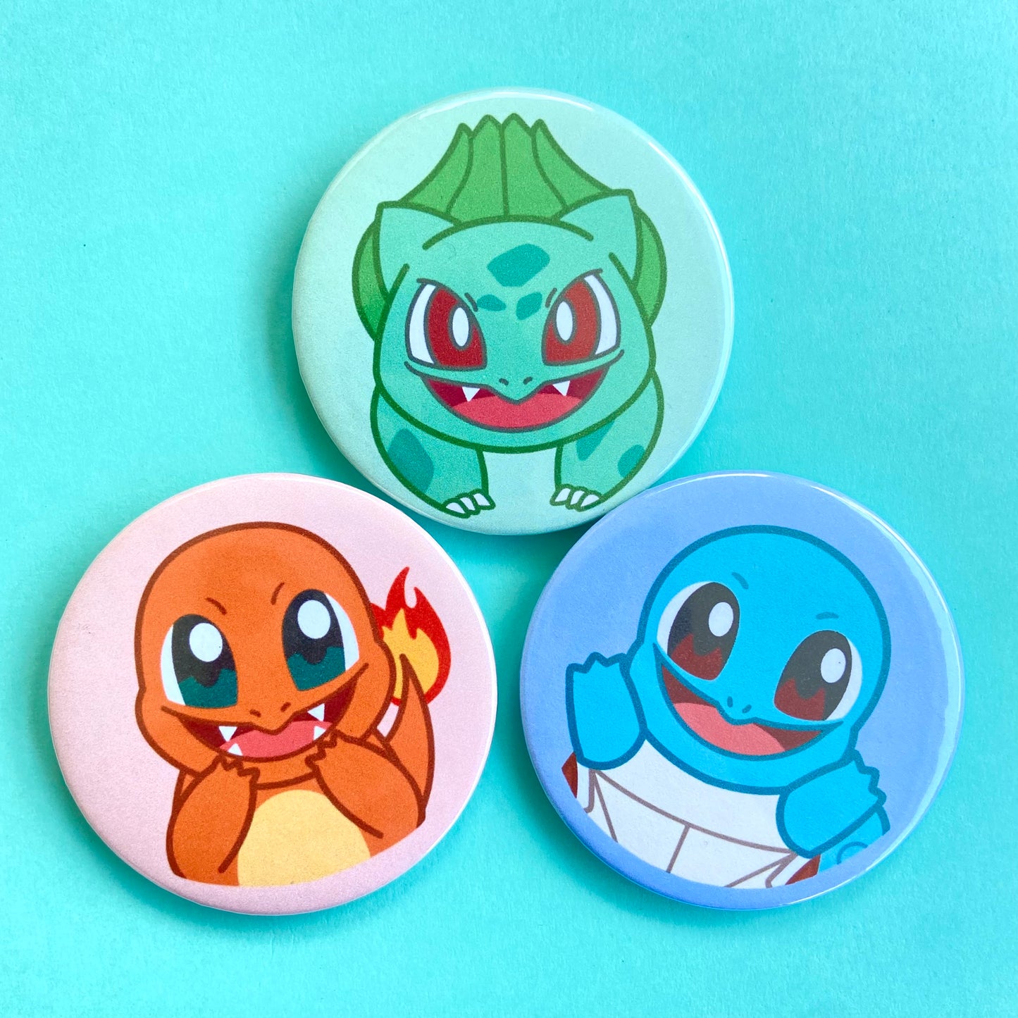 Pokémon Starter Buttons