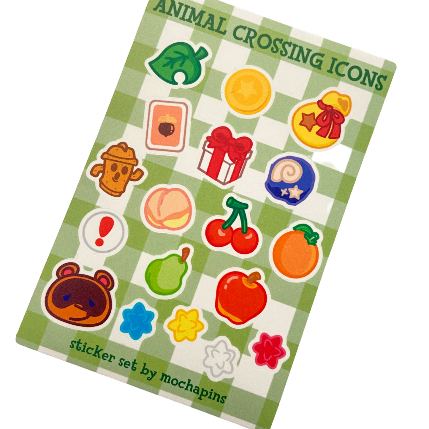 Animal Crossing Icons Sticker Sheet